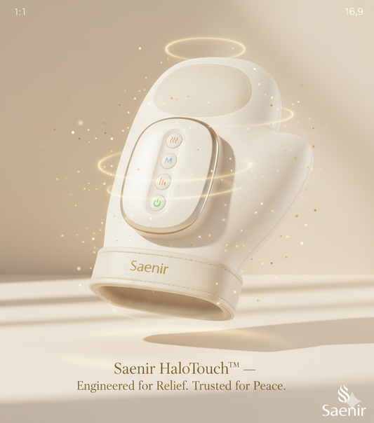 Saenir HaloTouch™-Engineered for Relief. Trusted for Peace.